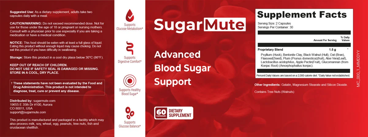 SugarMute Lebel